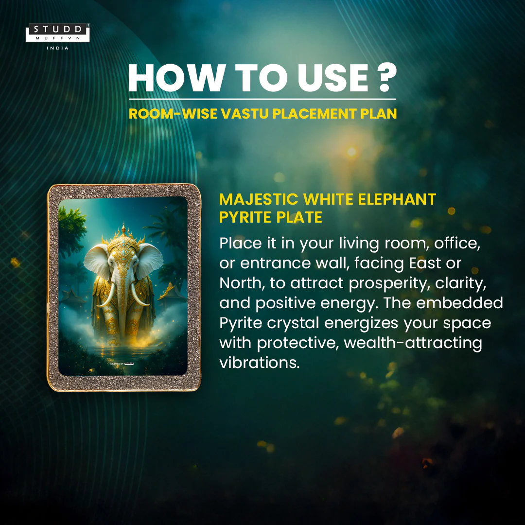 Majestic White Elephant Pyrite Plate [ Rectangle Shape ] - Image 6