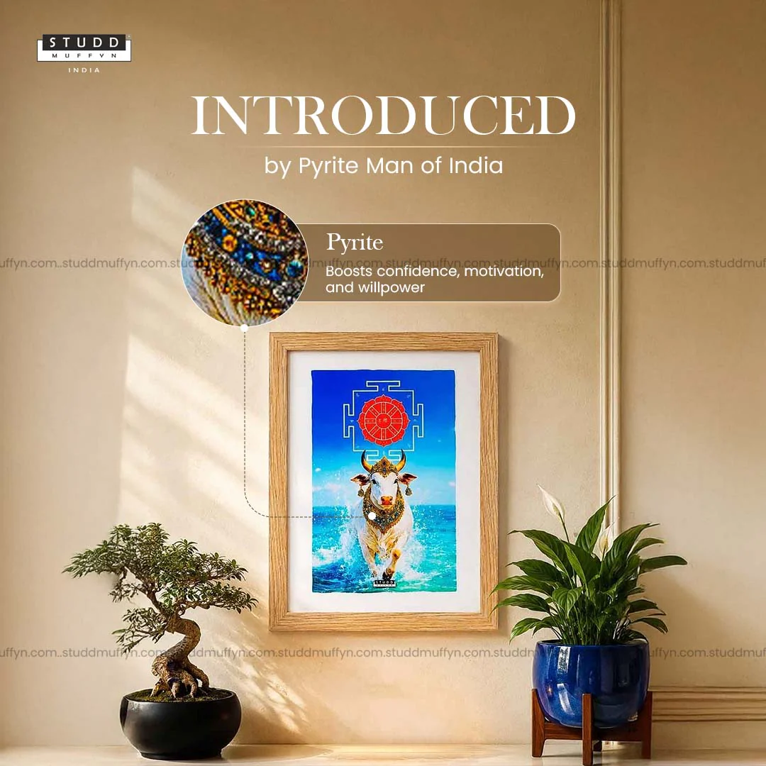 Matrika Yantra Pyrite Frame - Image 4