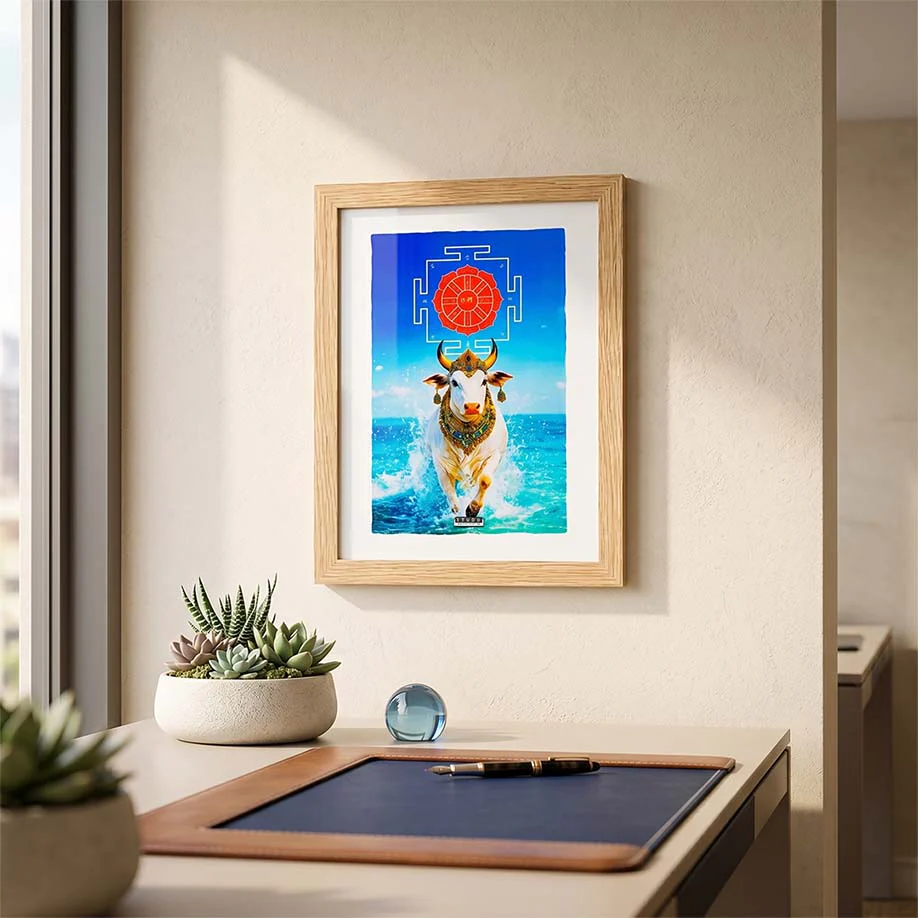 Matrika Yantra Pyrite Frame - Image 6