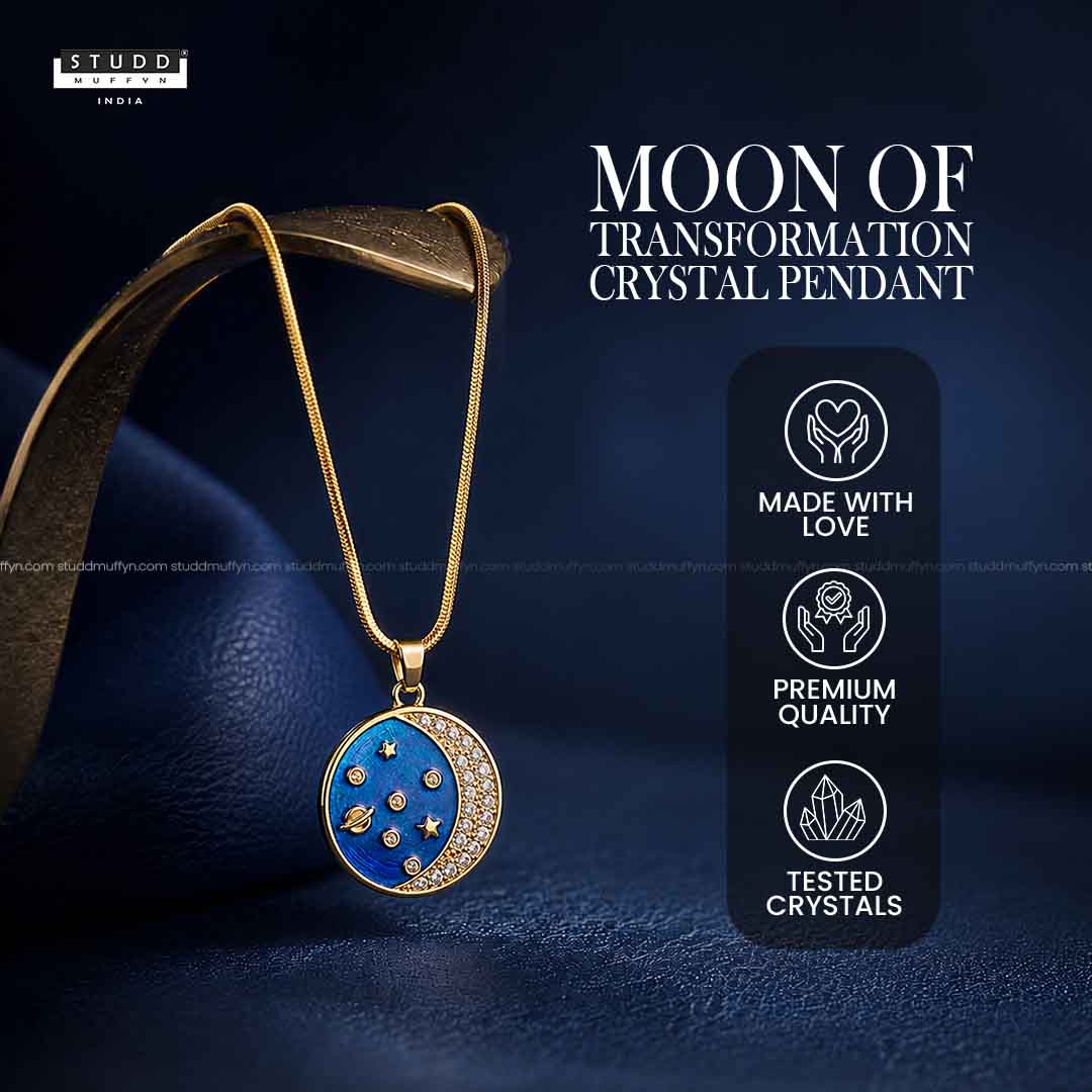 Moon of Transformation Crystal Pendant [ With Chain ] - Image 3