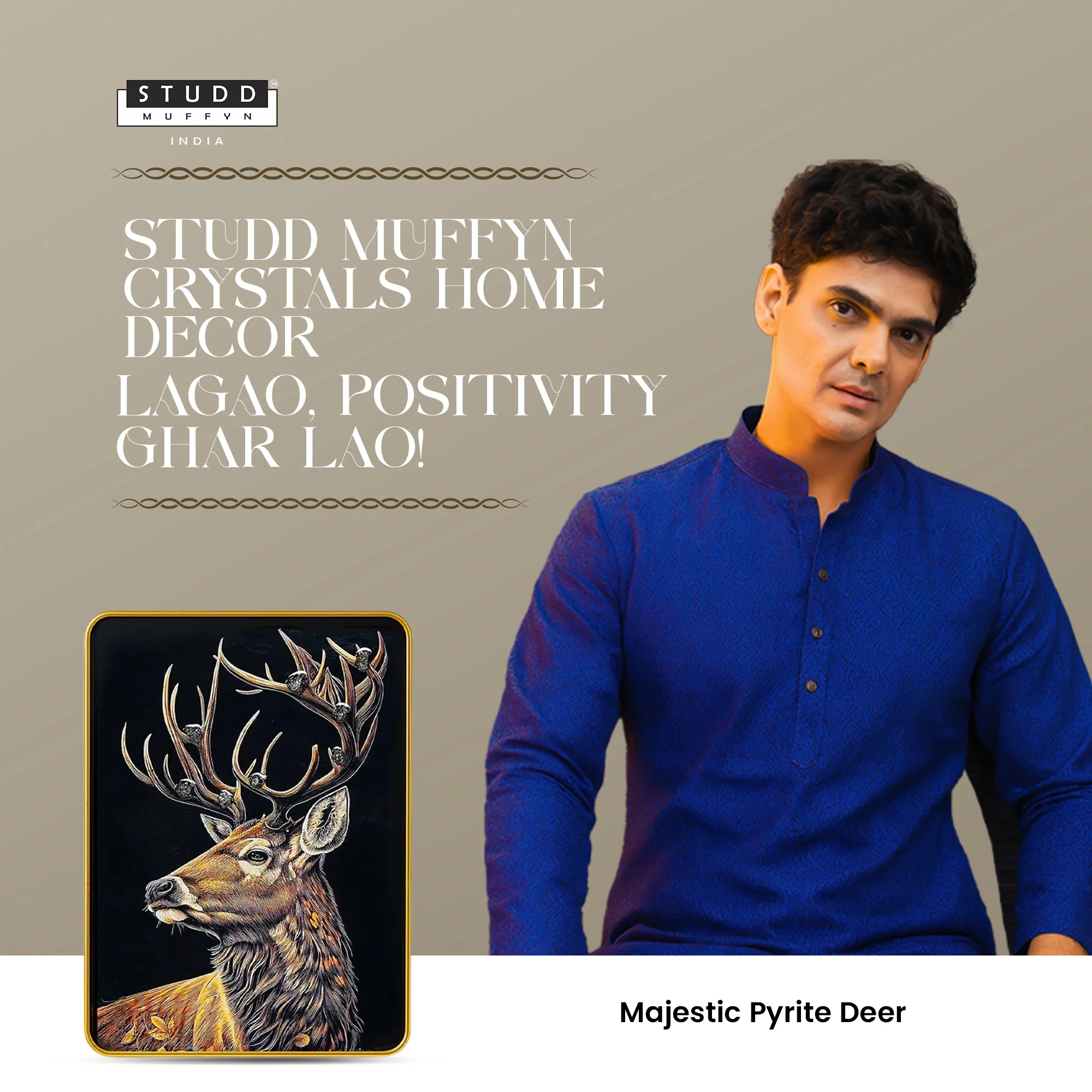 Majestic Pyrite Deer By Studd Muffyn - Image 5