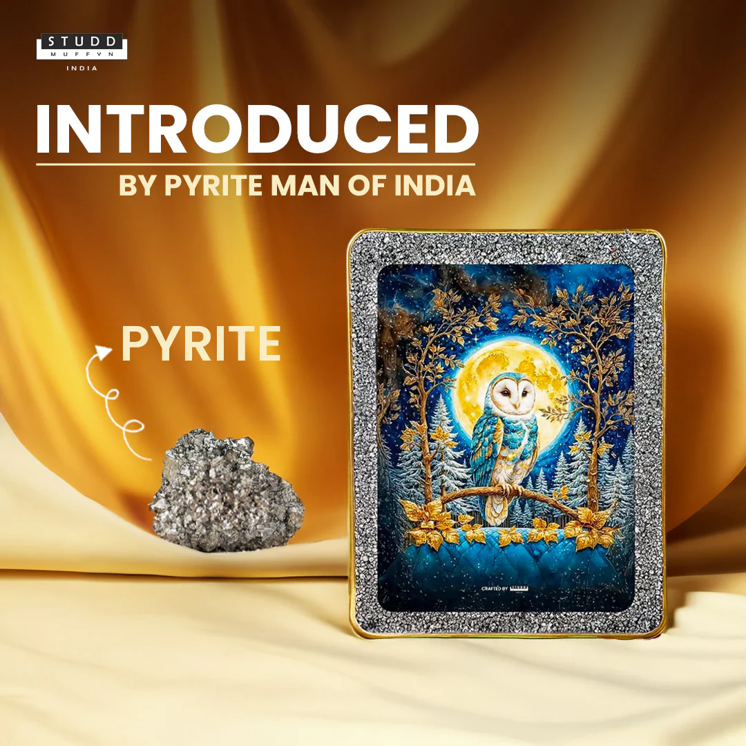 Moonlit Pyrite Owl [Rectangle Plate] - Image 3