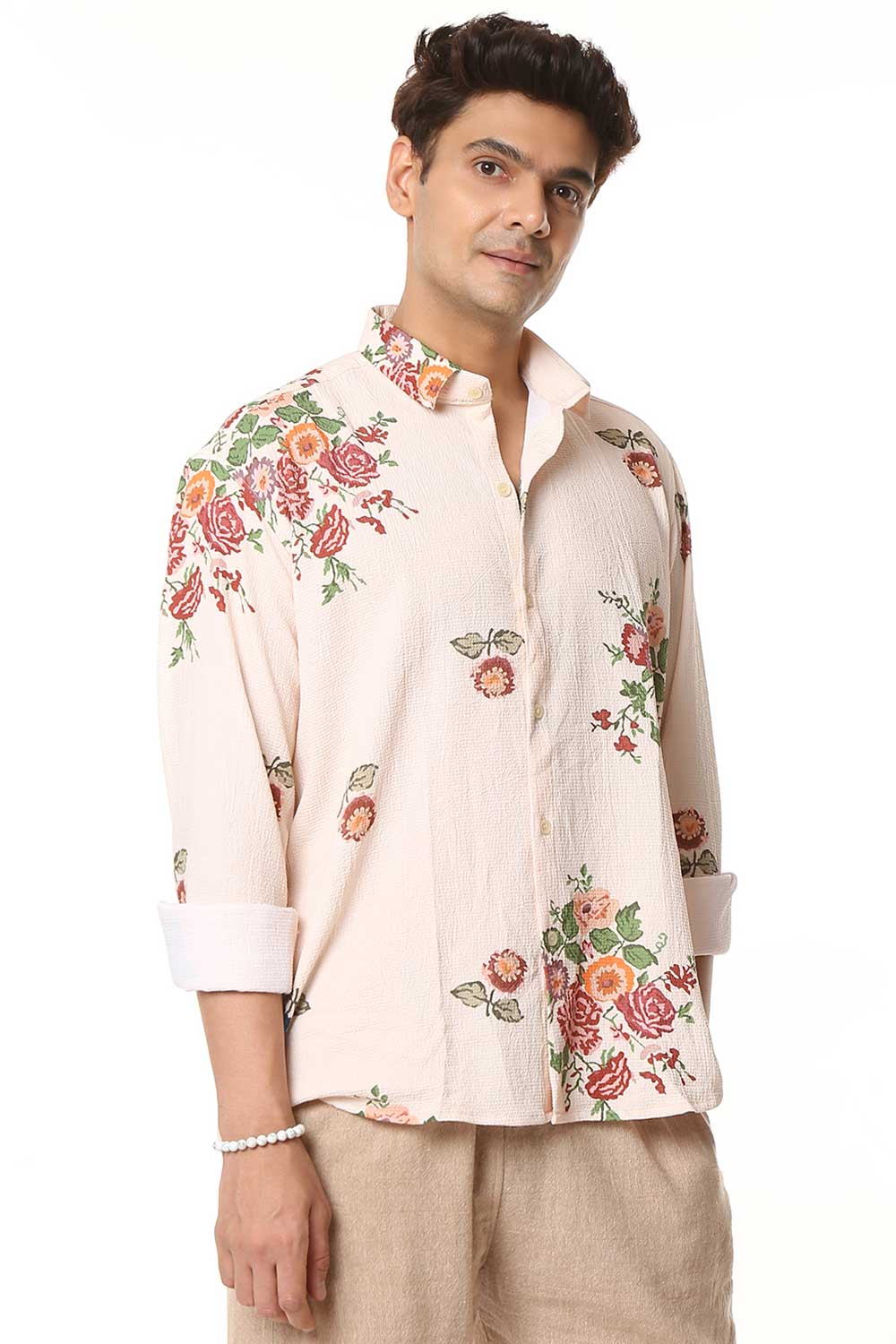 Mysore Blossom I Luxury Popcorn Material I Men Shirt - Image 2
