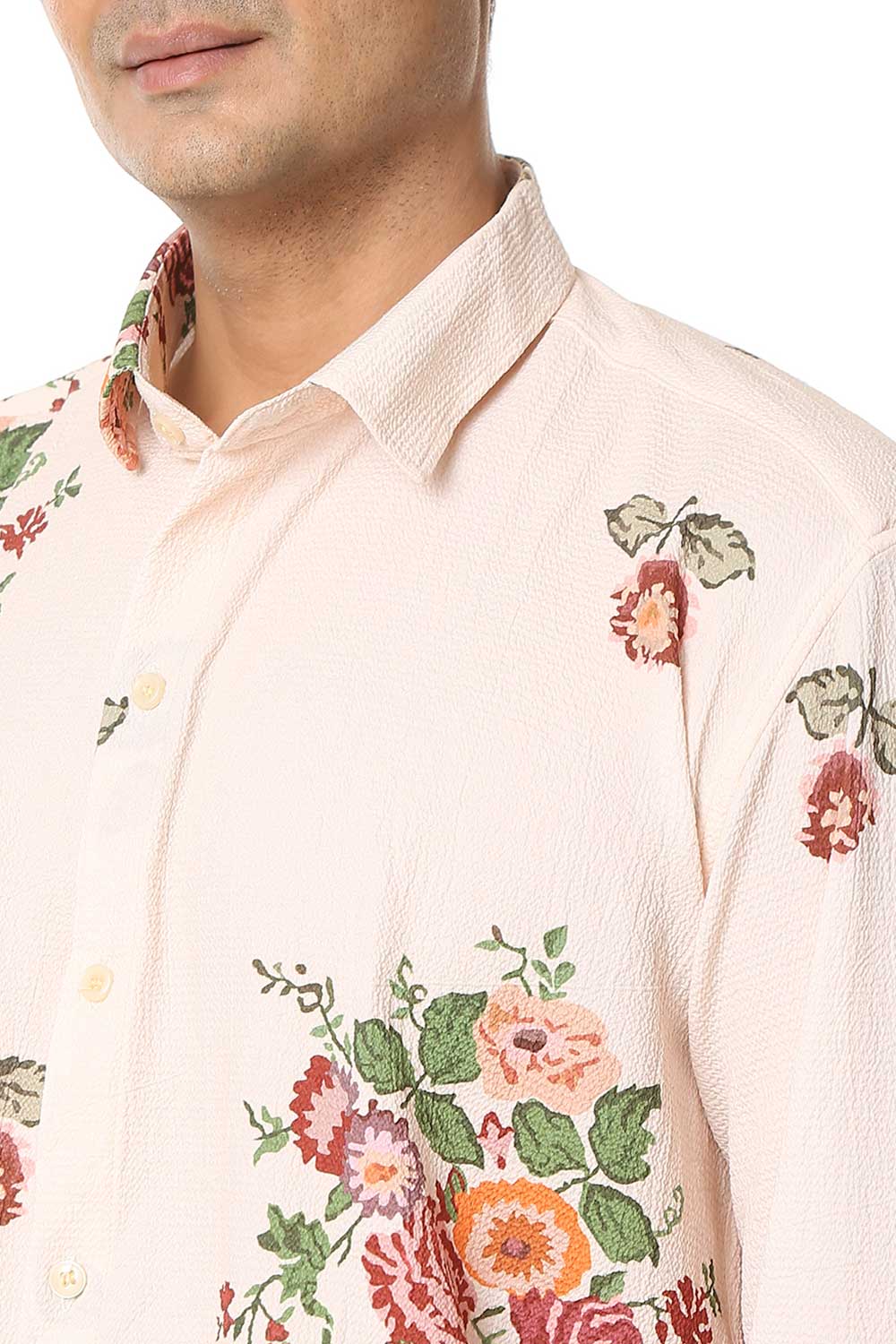 Mysore Blossom I Luxury Popcorn Material I Men Shirt - Image 5
