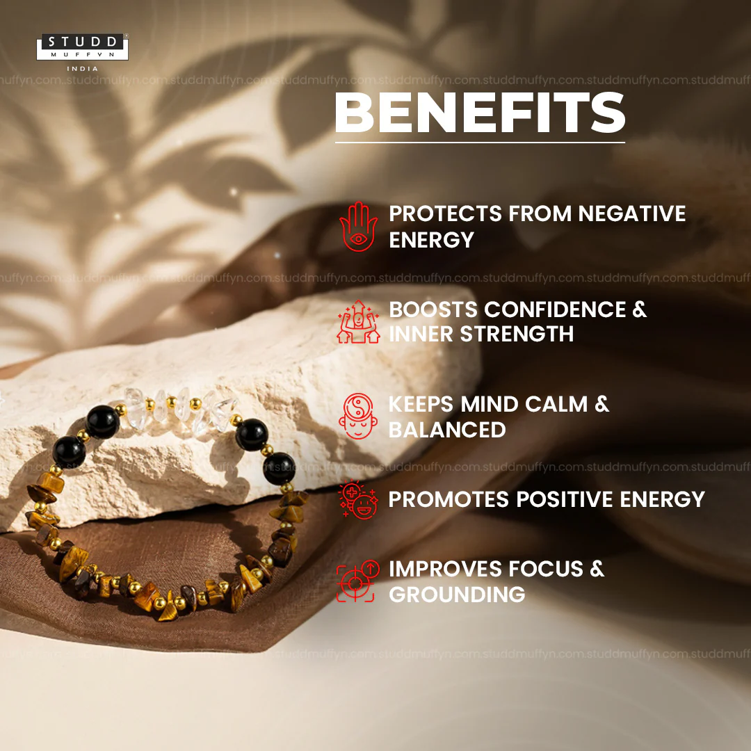 Confidence & Protection Cystal Chips Bracelet - Image 4