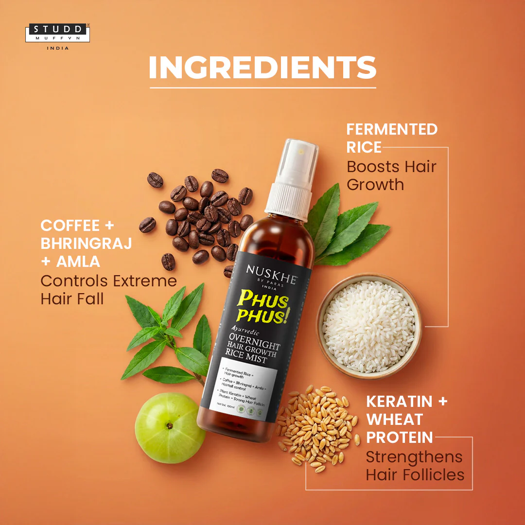 Ayurvedic Phus Phus Rice Hair Mist - Image 4