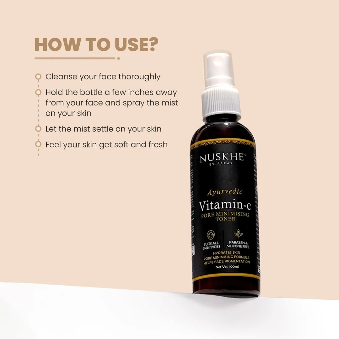 Ayurvedic Vitamin C Pore Minimising Toner - Image 5