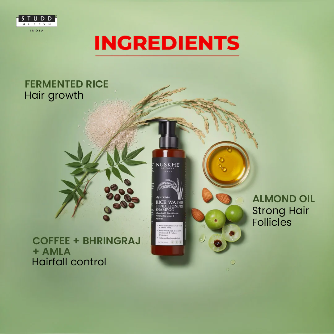 Ayurvedic Rice Water Conditioning Shampoo - Image 3