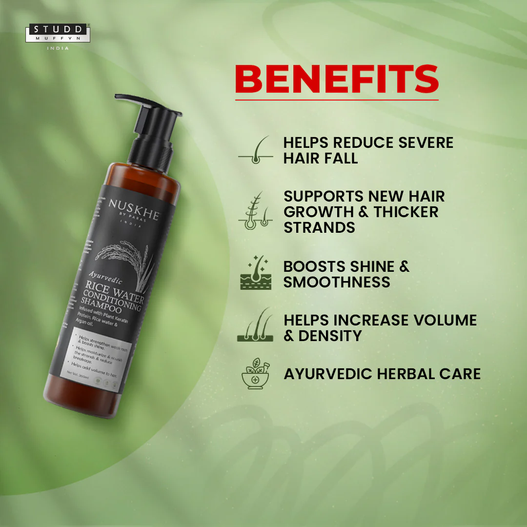 Ayurvedic Rice Water Conditioning Shampoo - Image 4