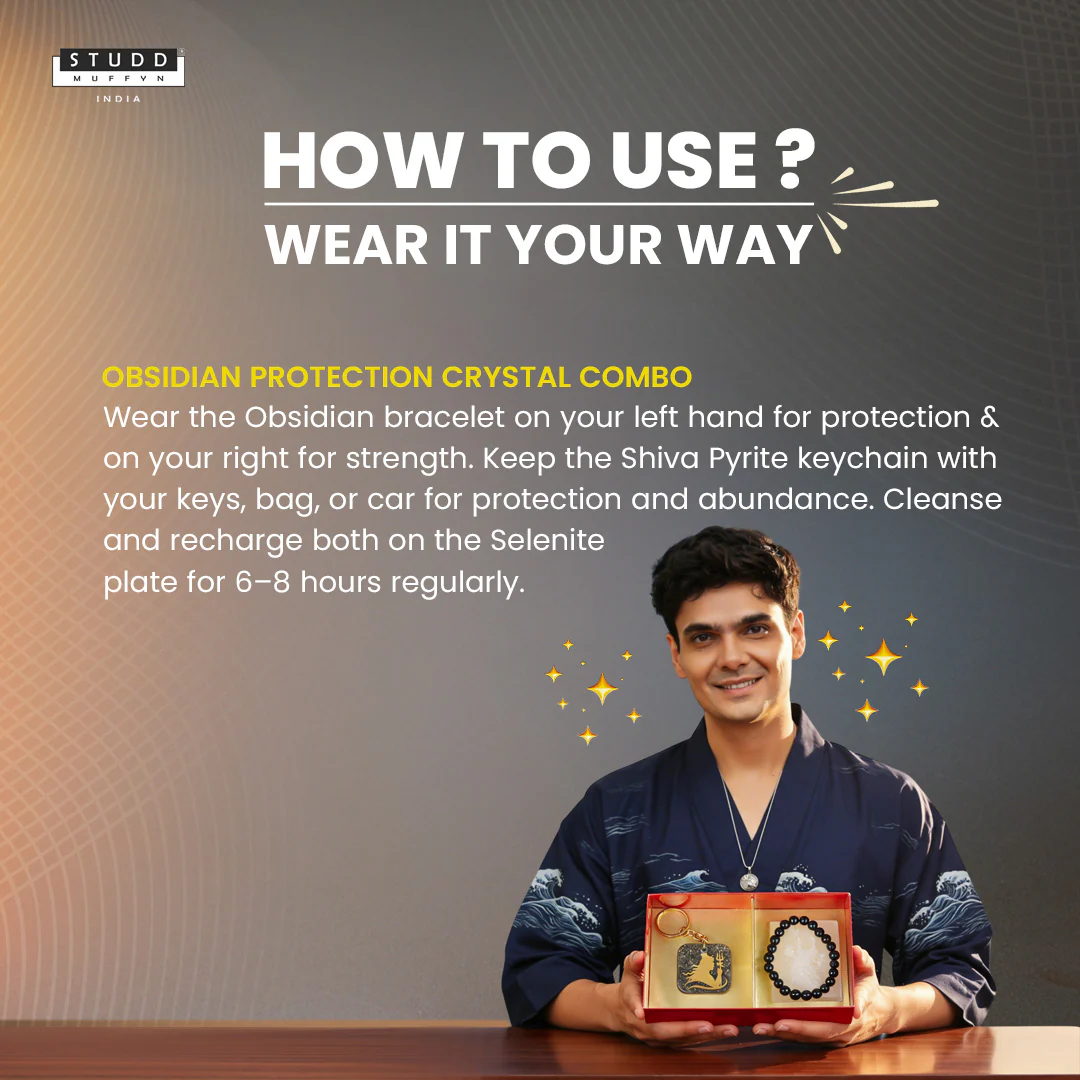 Obsidian Protection Crystal Combo - Image 4