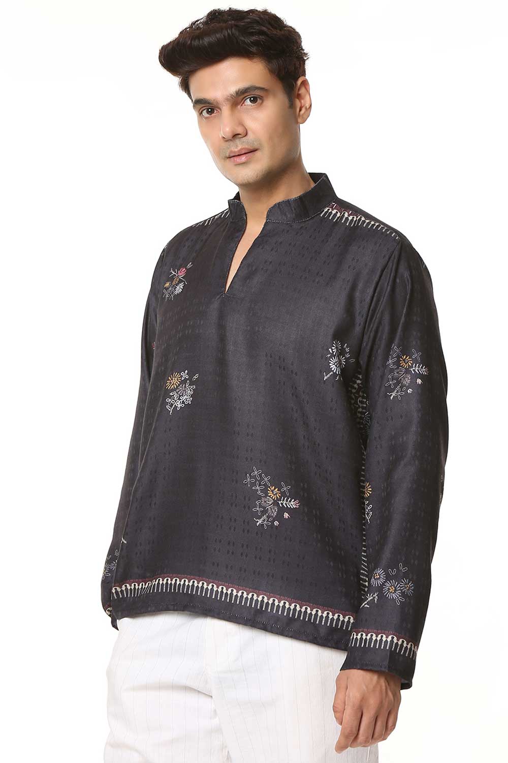 Phulkari I Korean Shirt Kurta - Image 3