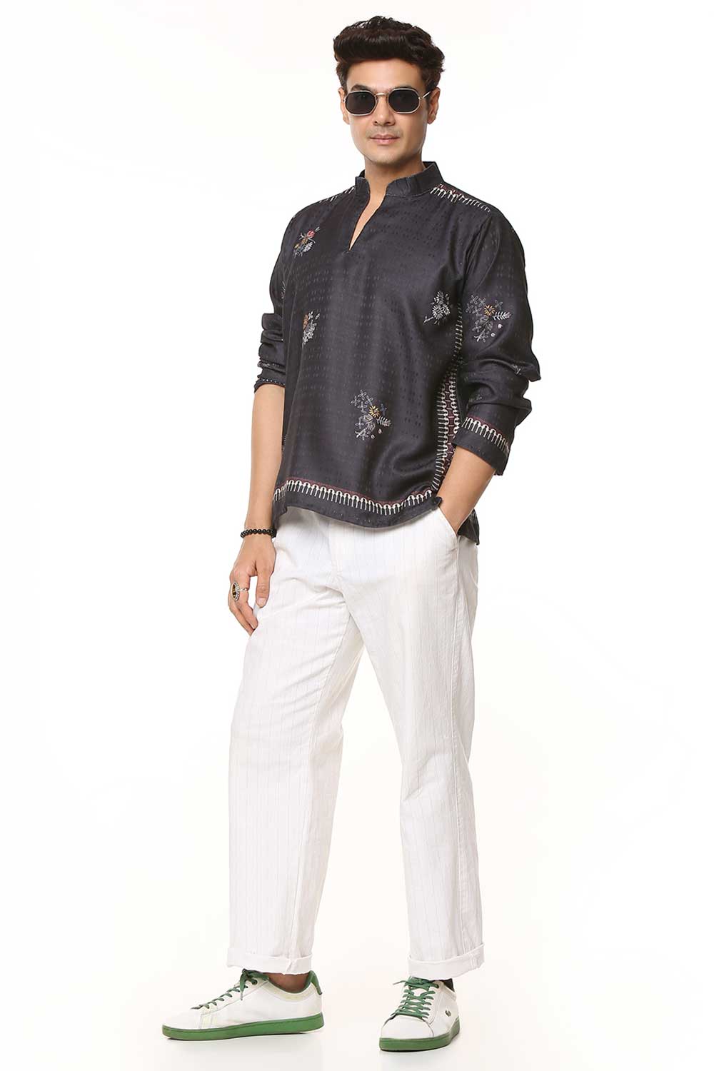 Phulkari I Korean Shirt Kurta - Image 7