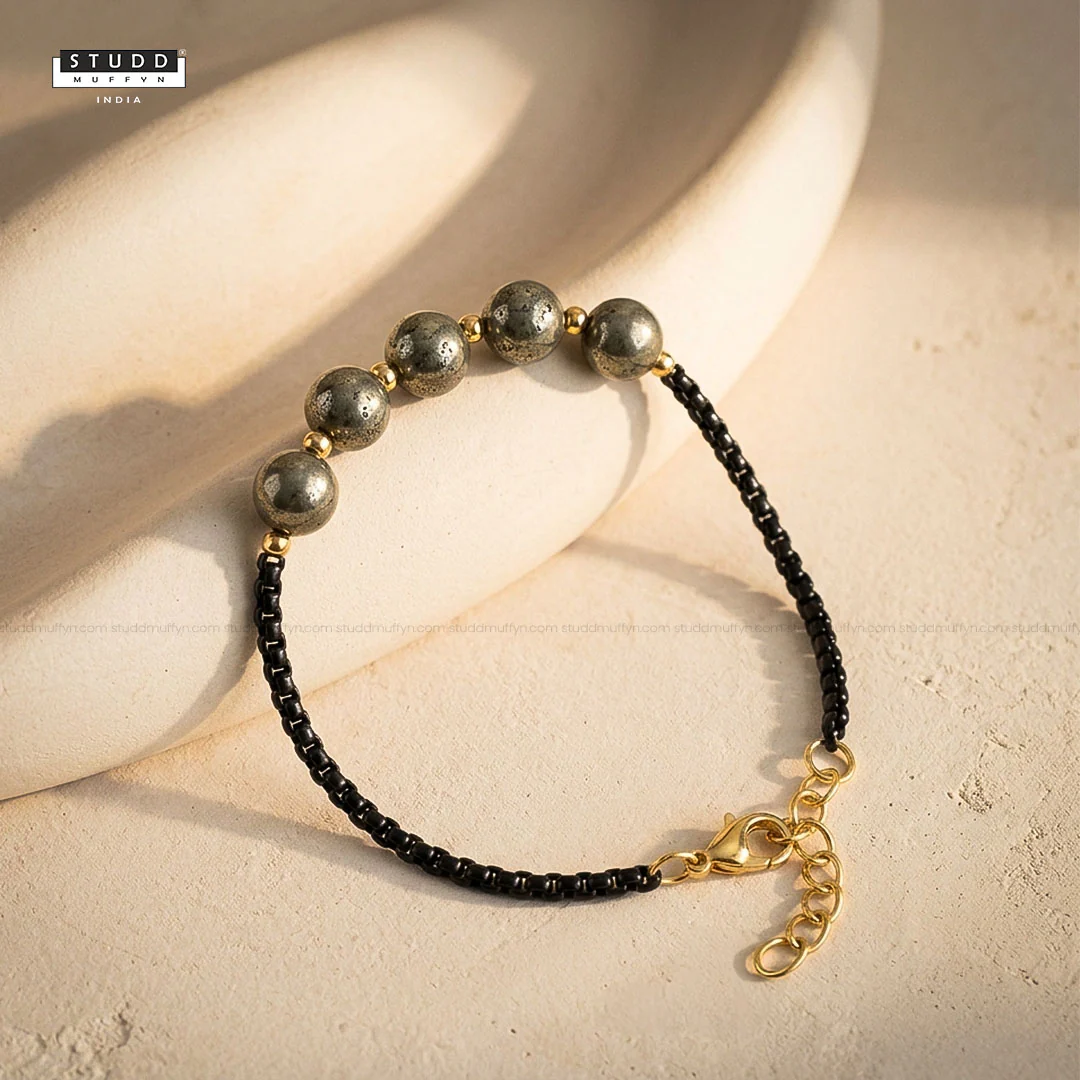 Pyrite Boxer Bracelet