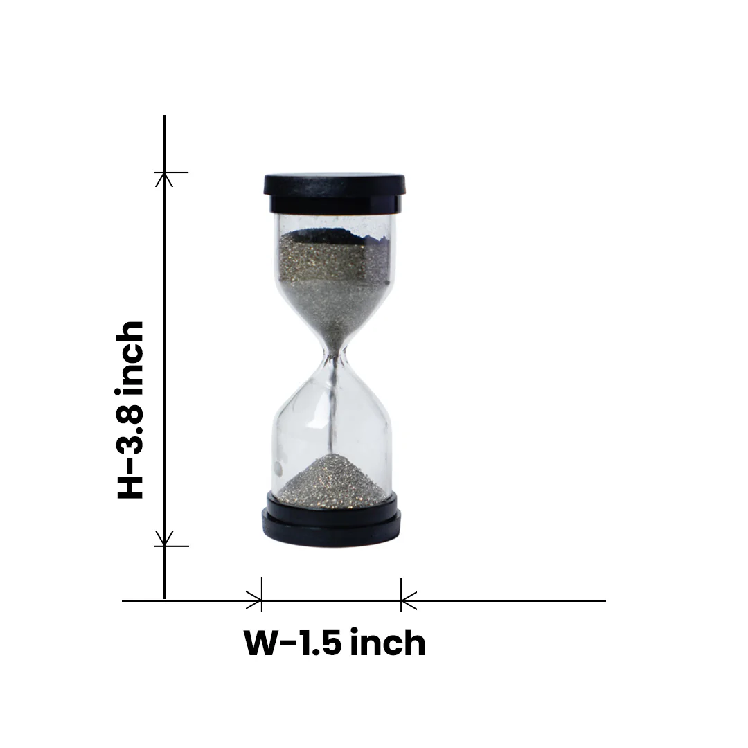 Pyrite Prosperity Flow Hourglass – Classic (40×100 mm) - Image 9