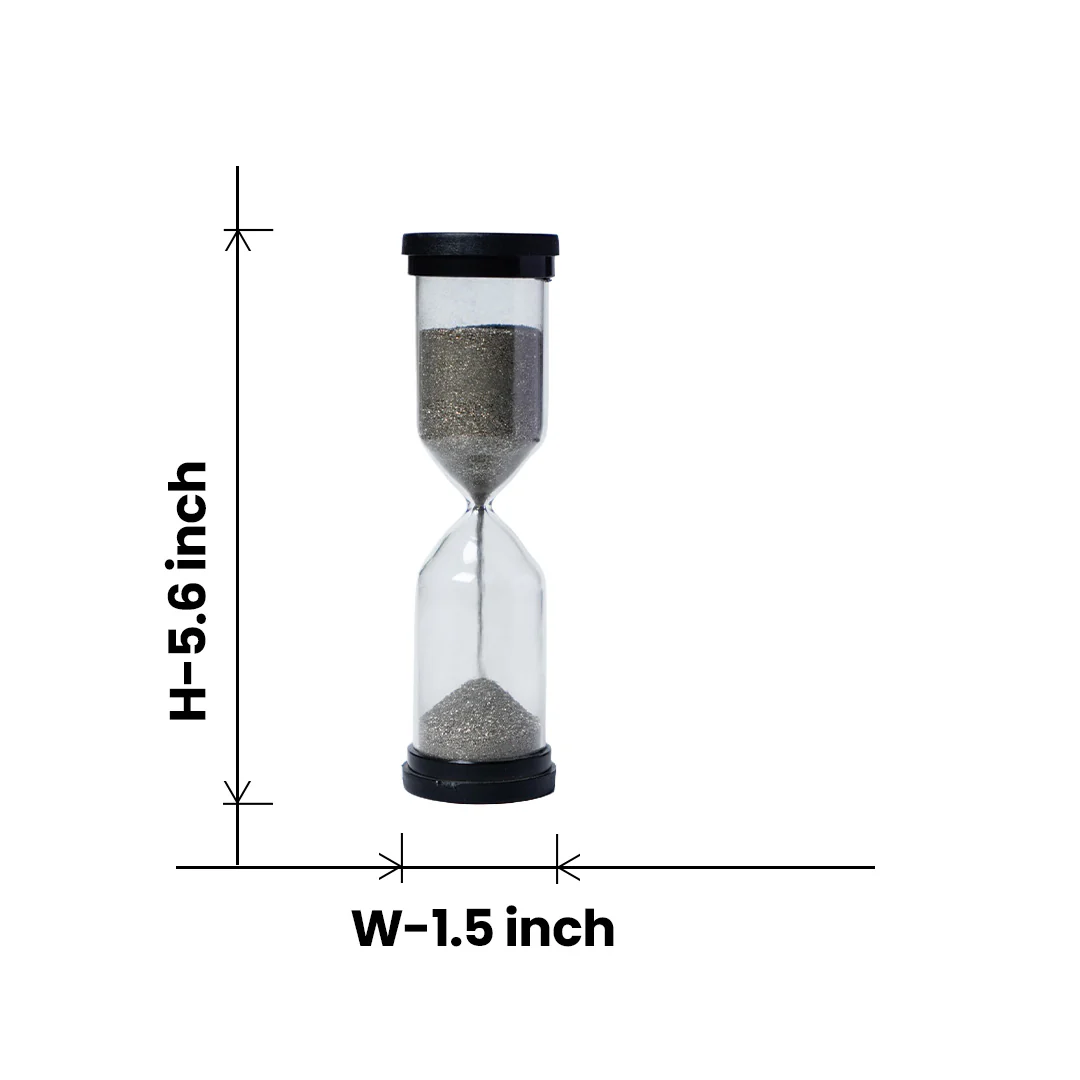 Pyrite Prosperity Flow Hourglass – Classic (40×125 mm) - Image 8