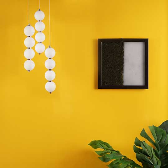 Pyrite & Selenite Dust Plate (Complimentary wooden frame) - Image 3