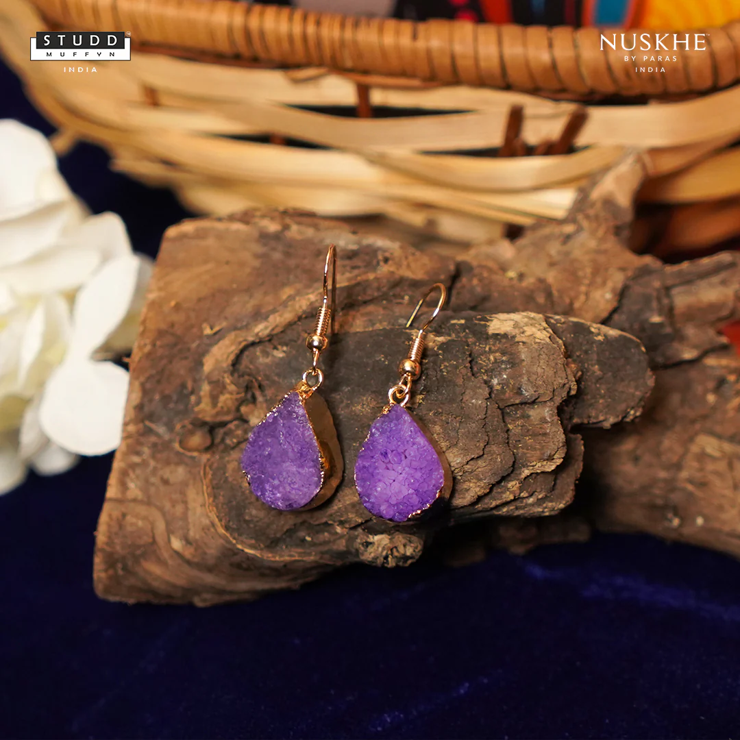 Atrangi Trio I Saree Clutch Earrings - Image 2