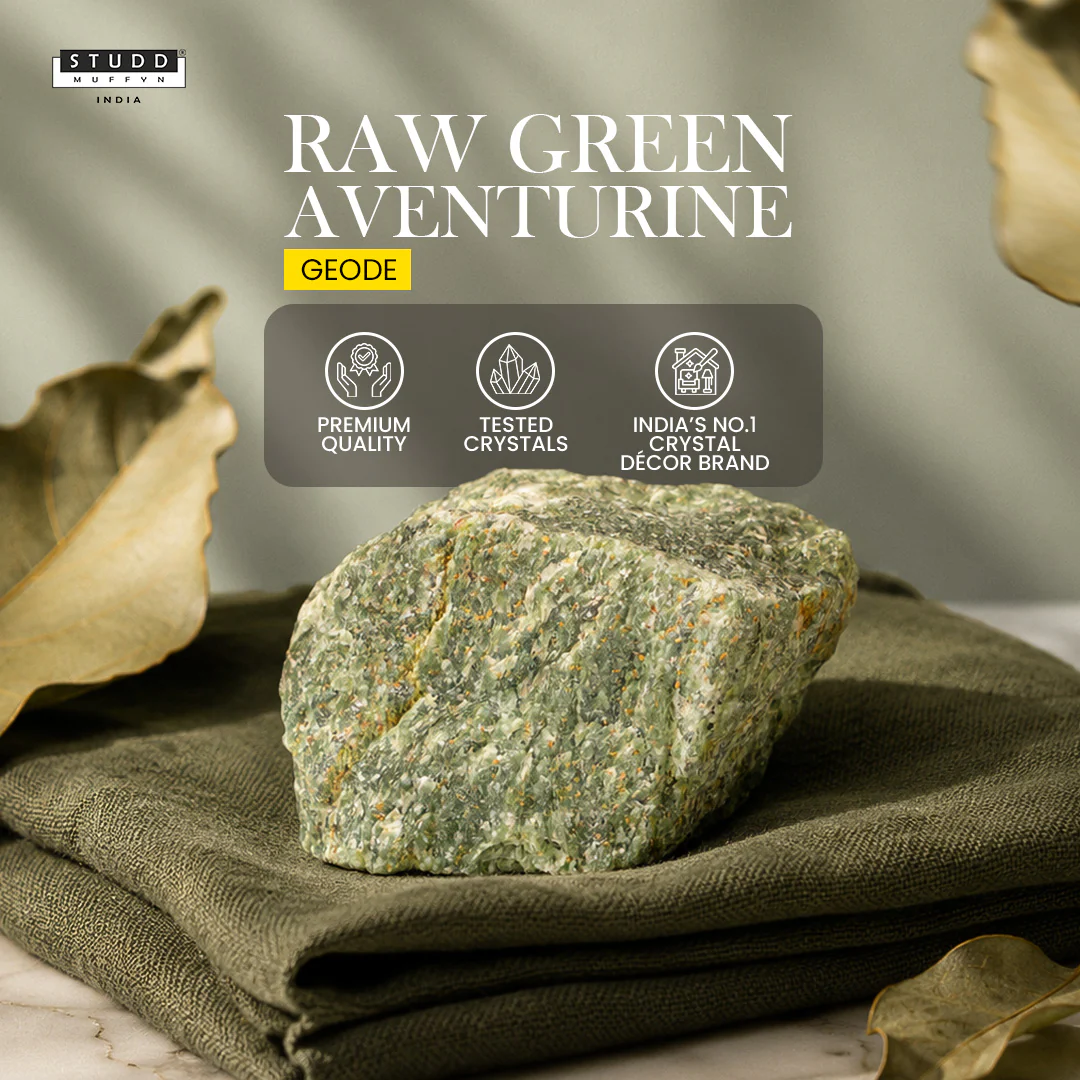 Raw Green Aventurine Geode - Image 2