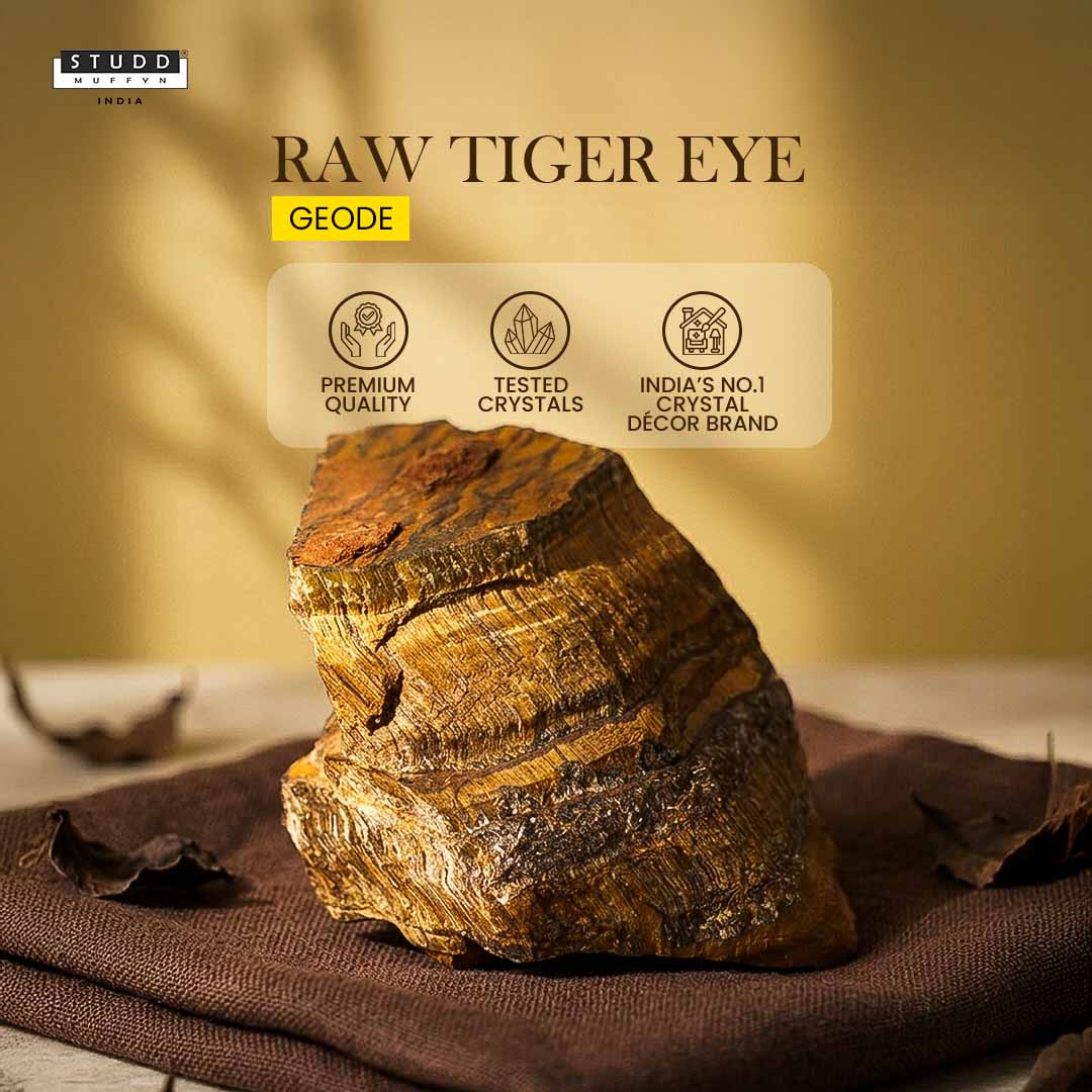 Raw Tiger Eye Geode - Image 2