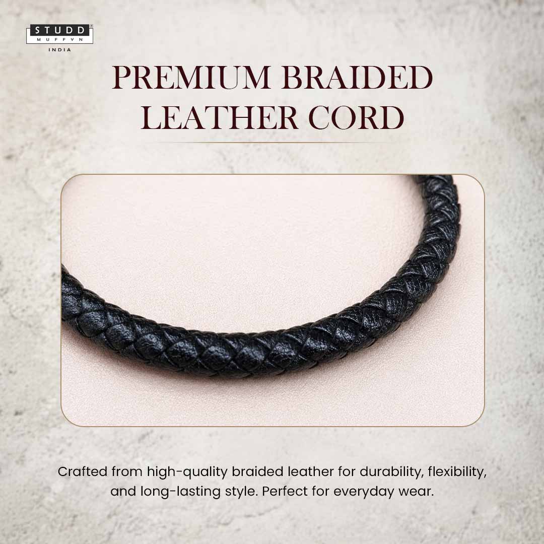 Richie Rich Stretchable Leather Bracelet - Image 3