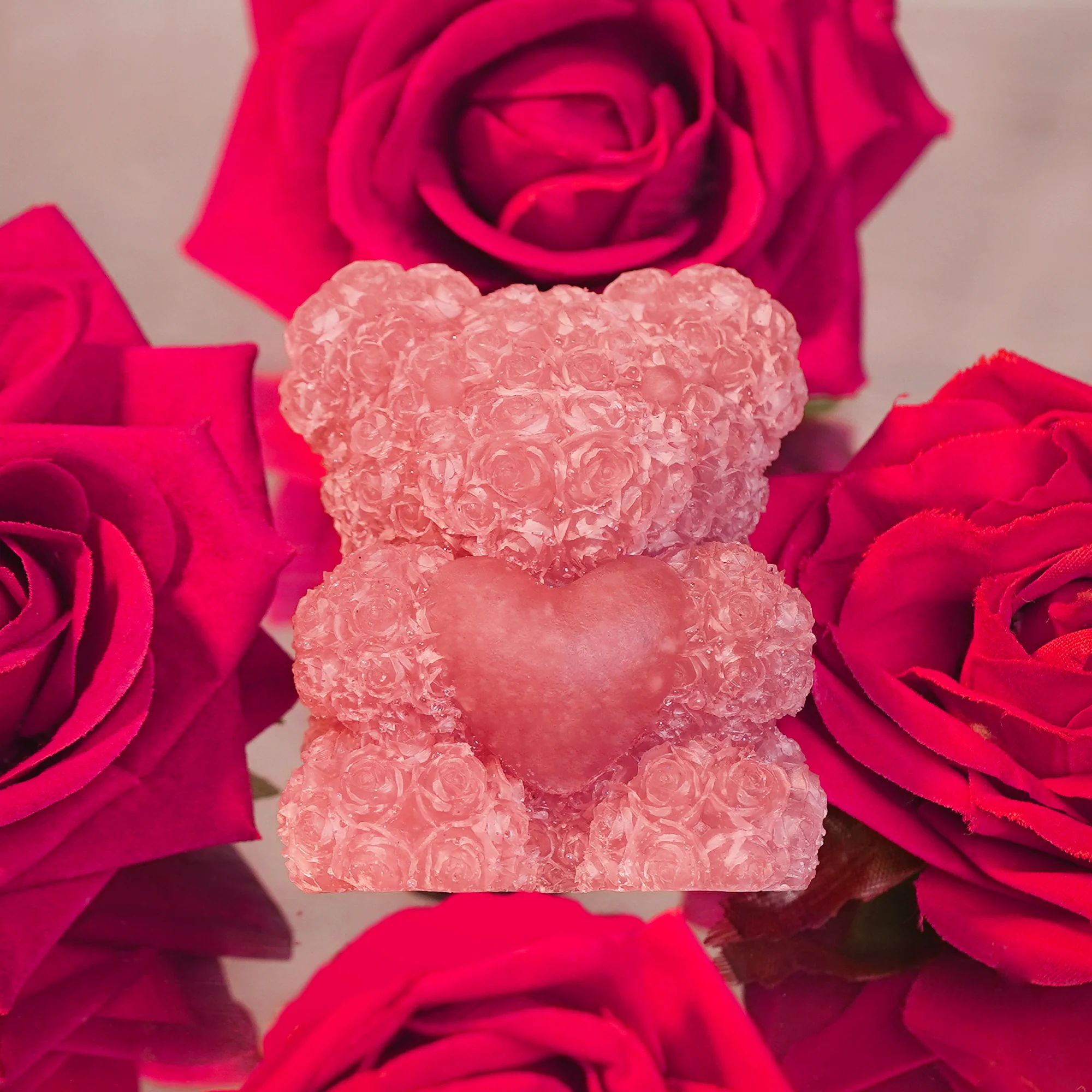 Rose Quartz Teddy Bear - Image 4