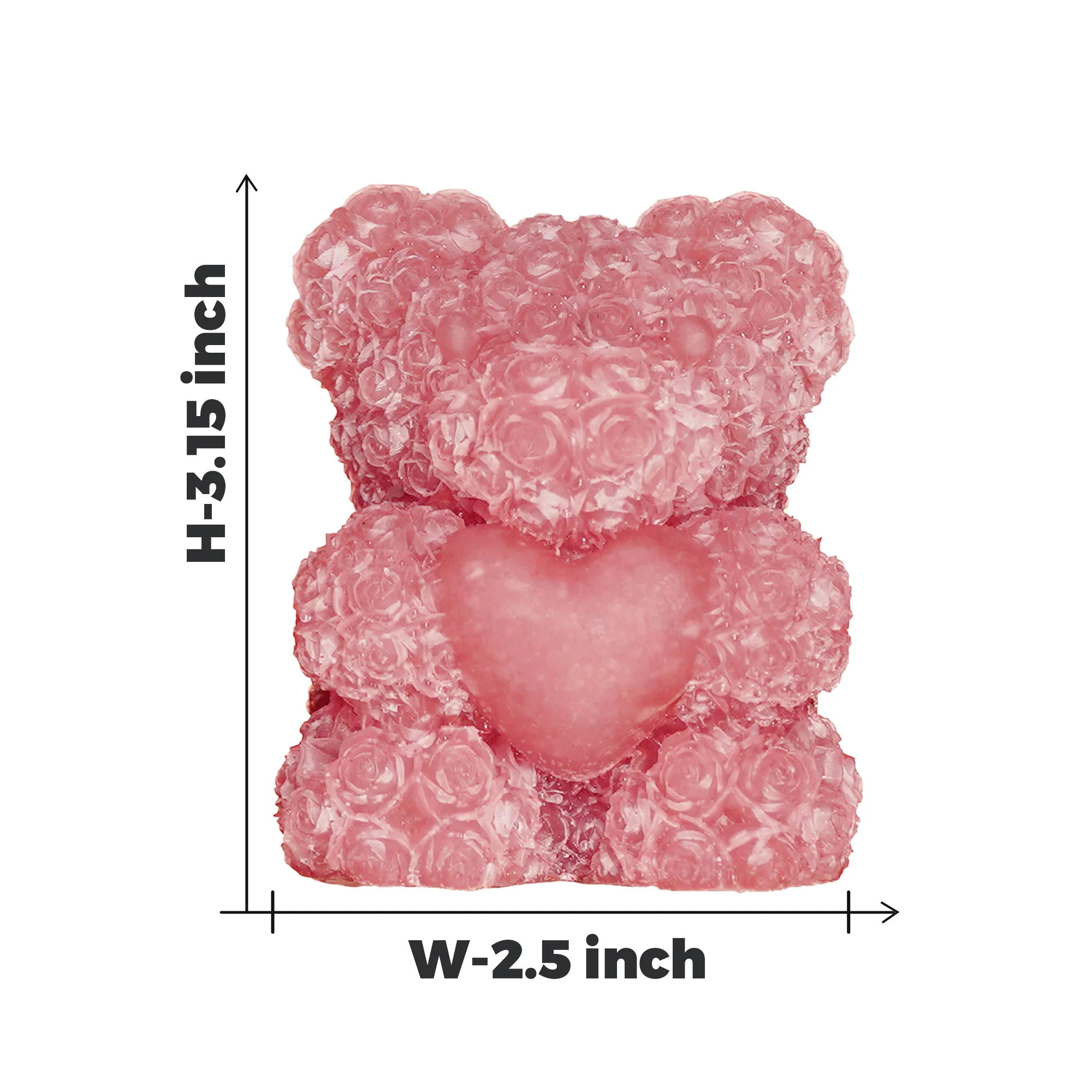 Rose Quartz Teddy Bear - Image 5