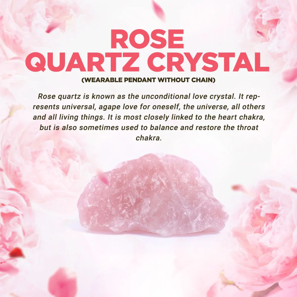 Rose Quartz Crystal (Pendant without chain) - Image 4