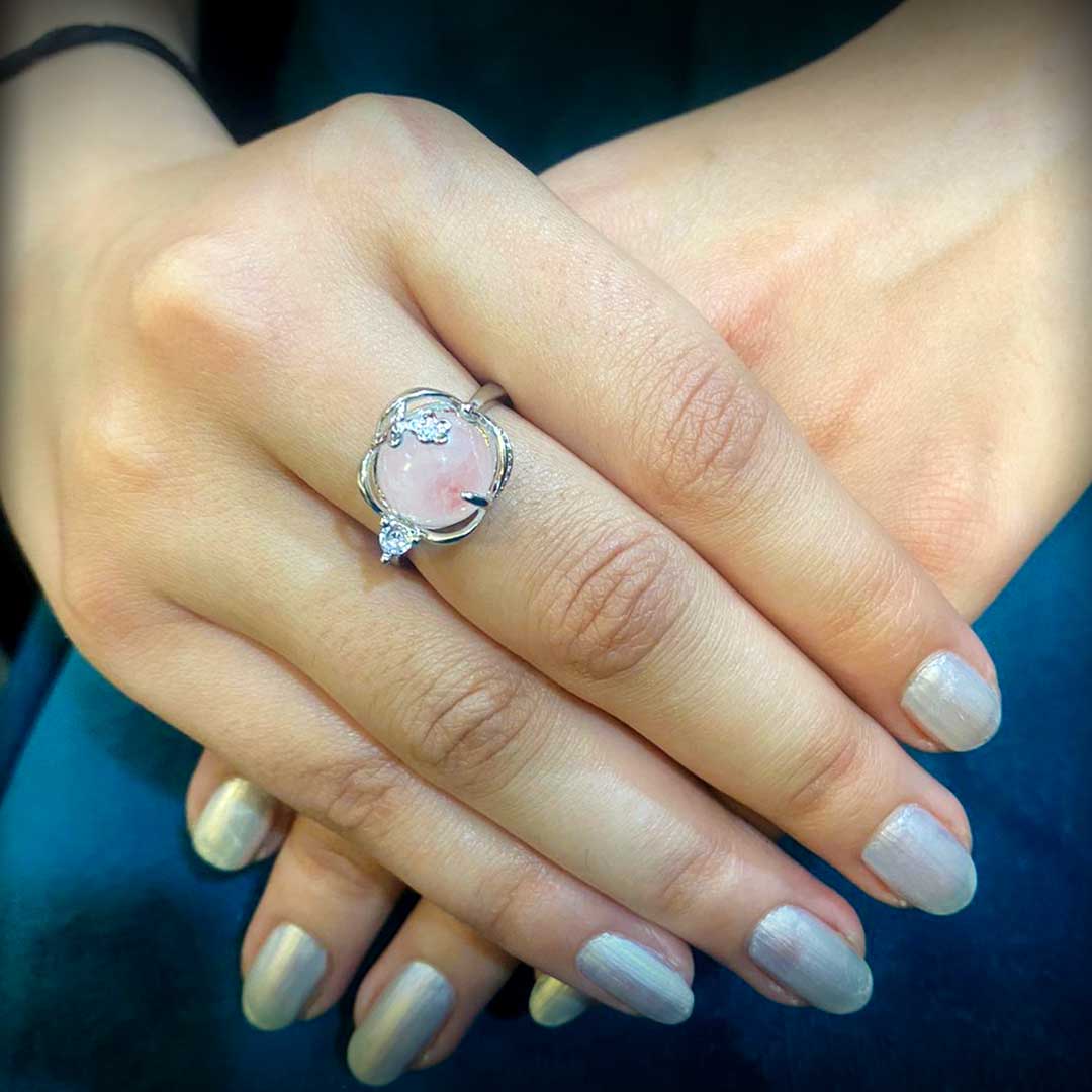 Rose Quartz Ring - Image 5