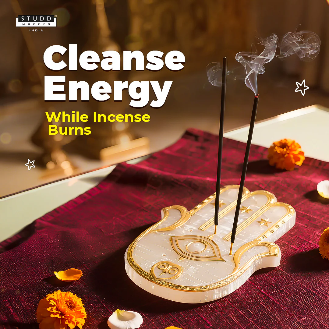 Selenite Incense/Agarbatti Holder