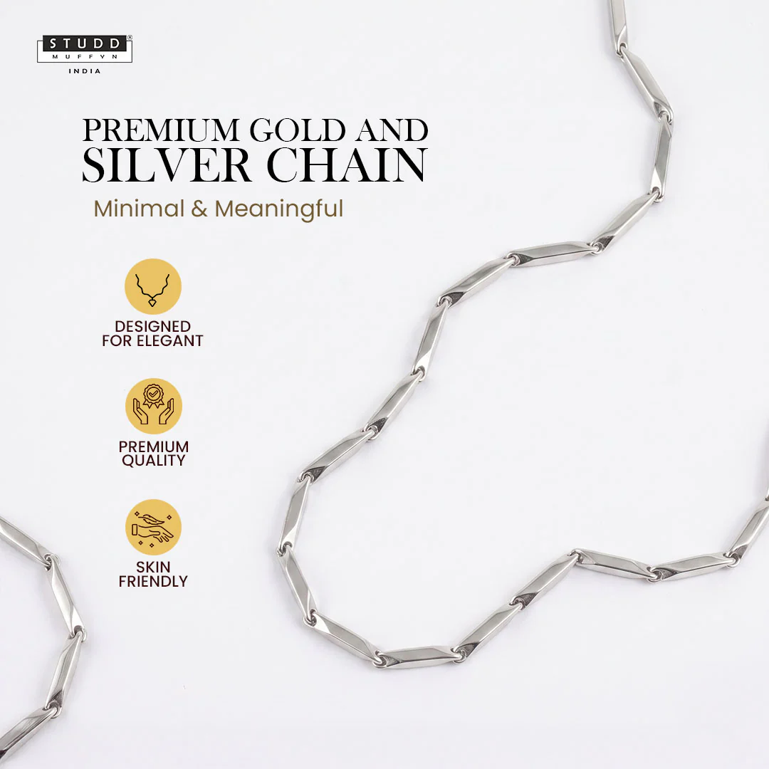 Silver Rice Chain 3MM - Image 2