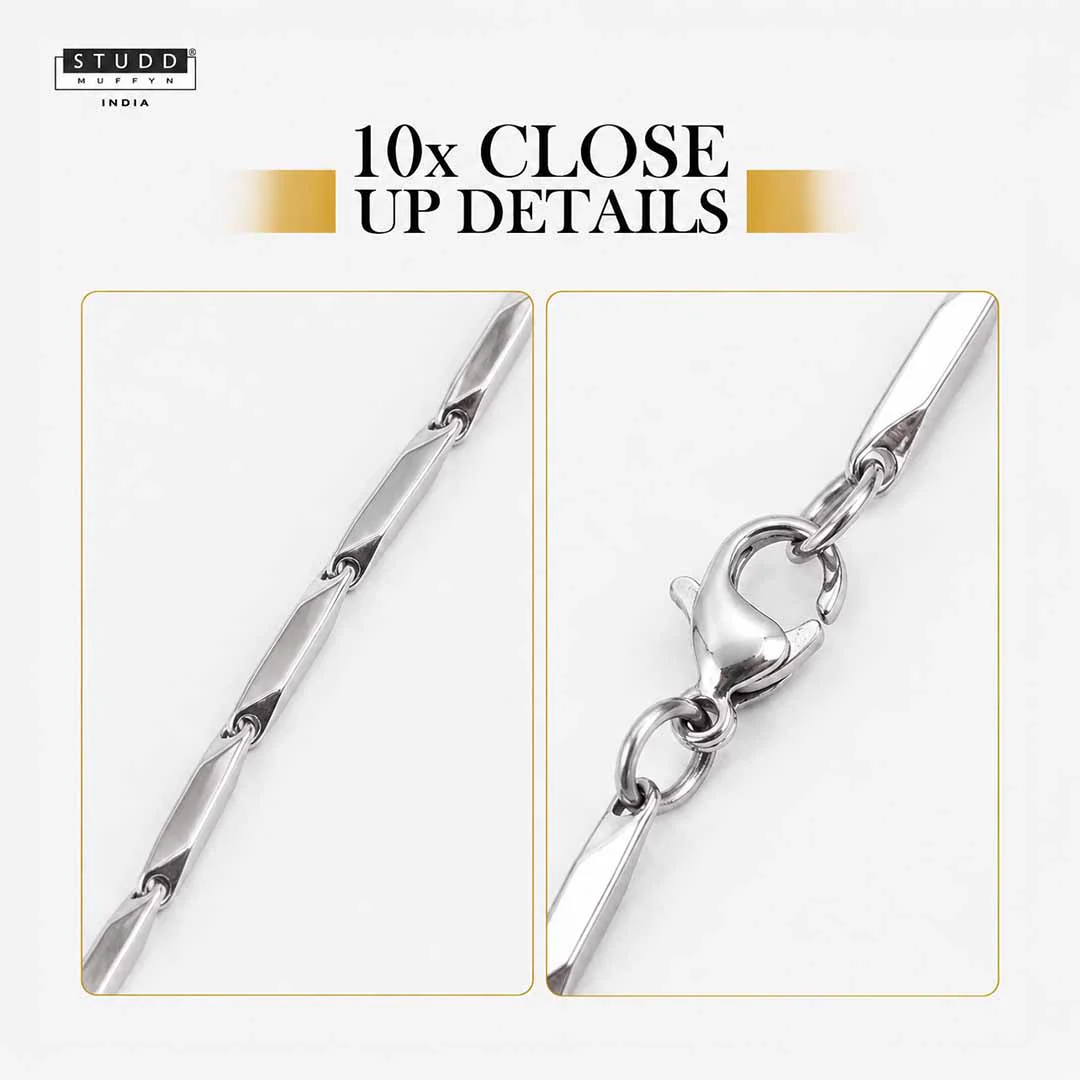 Silver Rice Chain 3MM - Image 4
