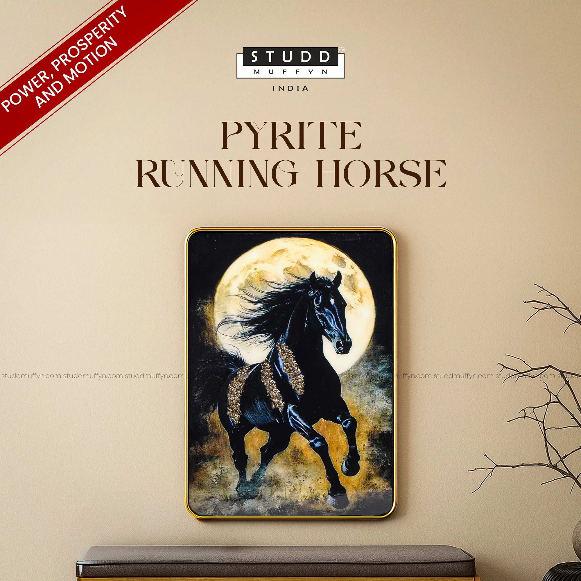 Pyrite Running Horse By Studd Muffyn