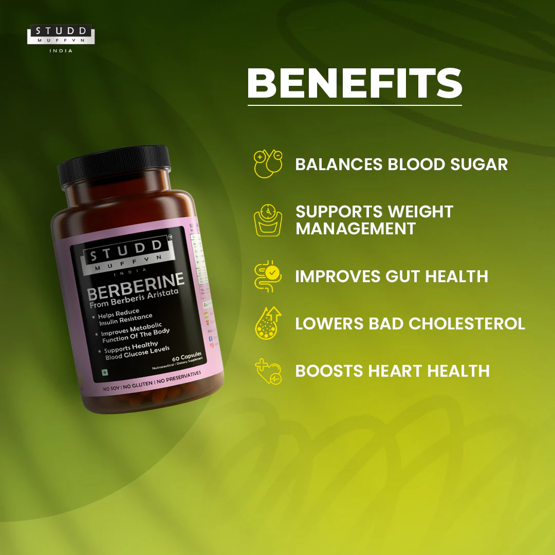 Studd Muffyn's Berberine [60 Capsules] - Image 4