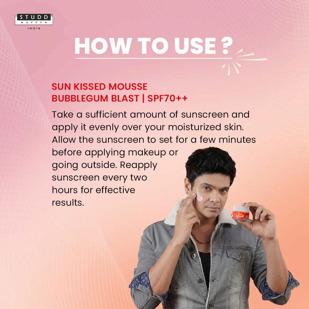 Sun Kissed Mousse | Bubblegum Blast | SPF70++ - Image 5