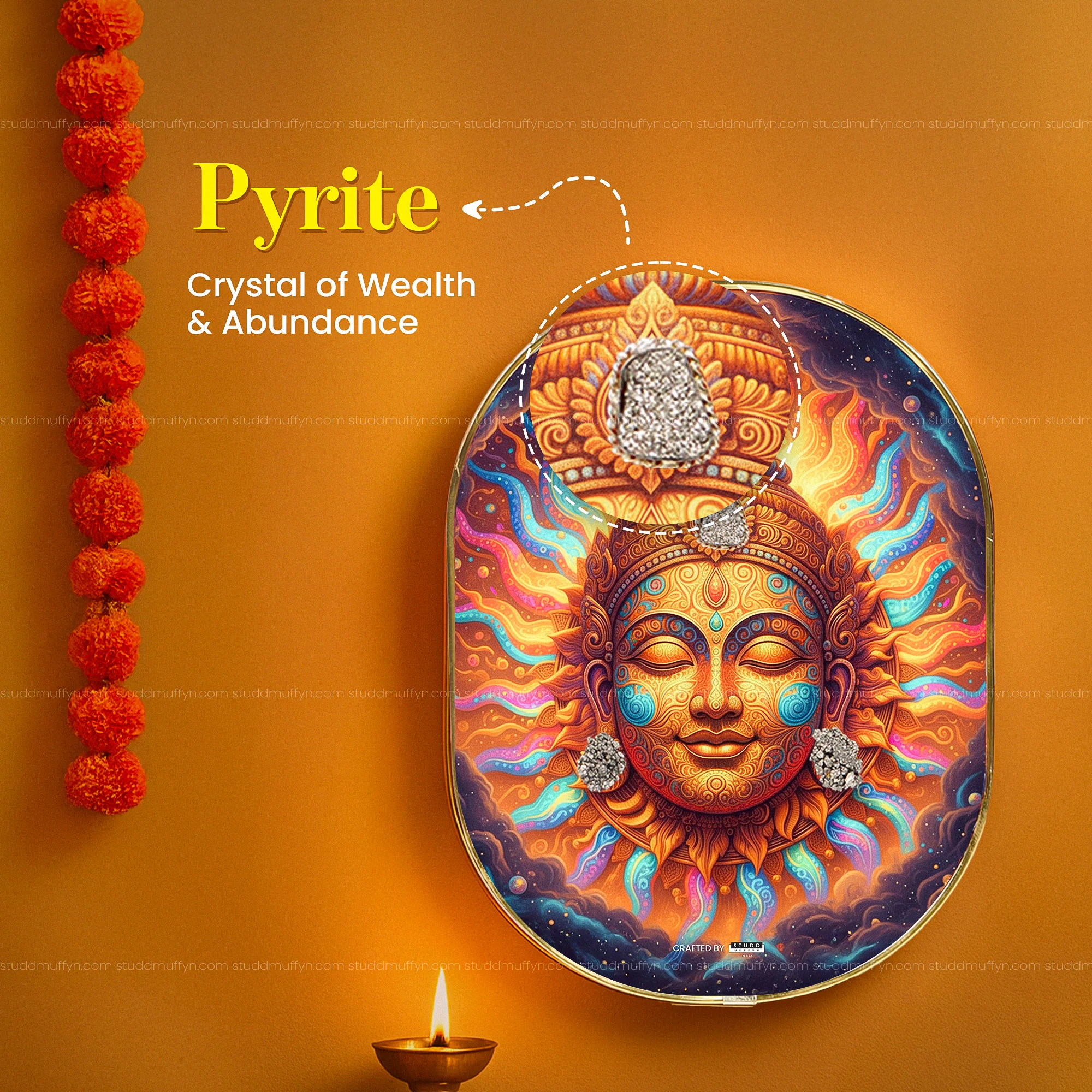 Surya Oorja Pyrite Plate [Capsule Frame] - Image 4