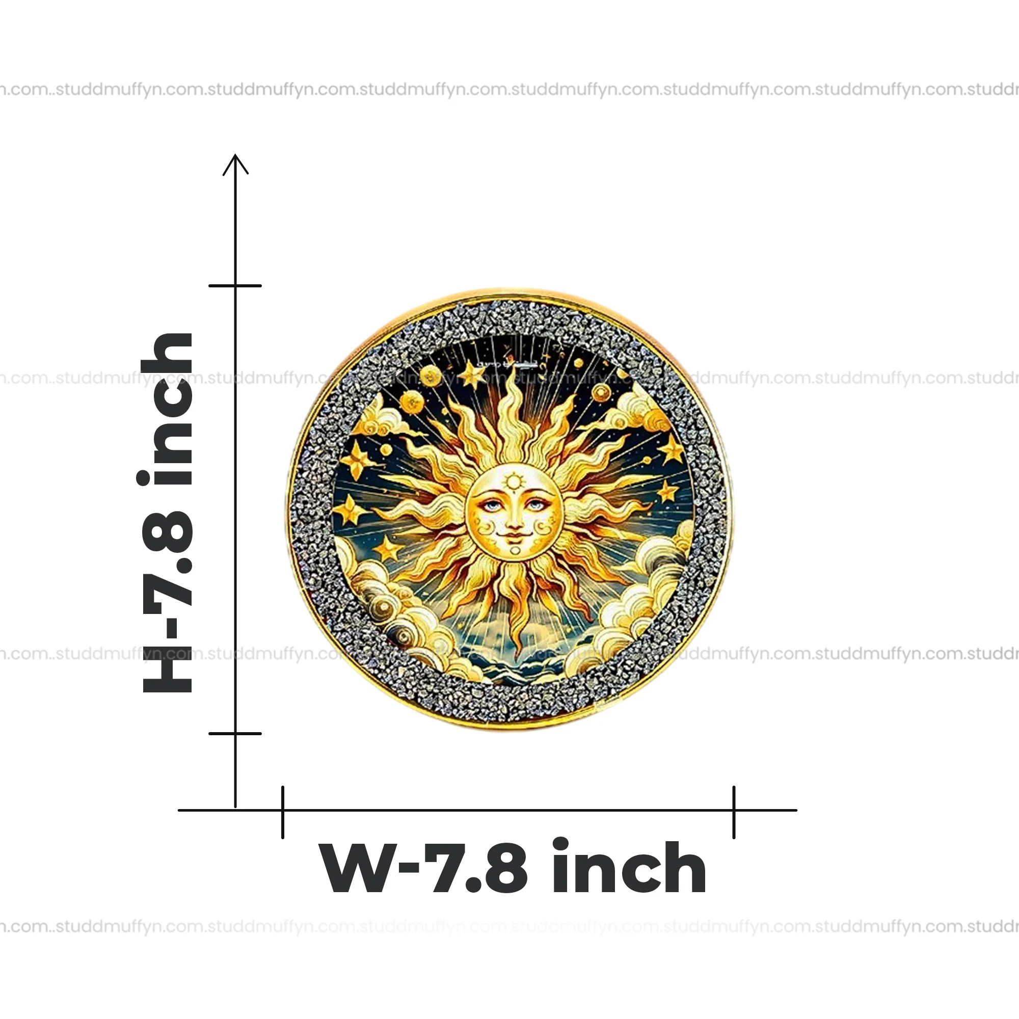 Surya Pyrite Plate by Studd Muffyn [Round Shape] - Image 7