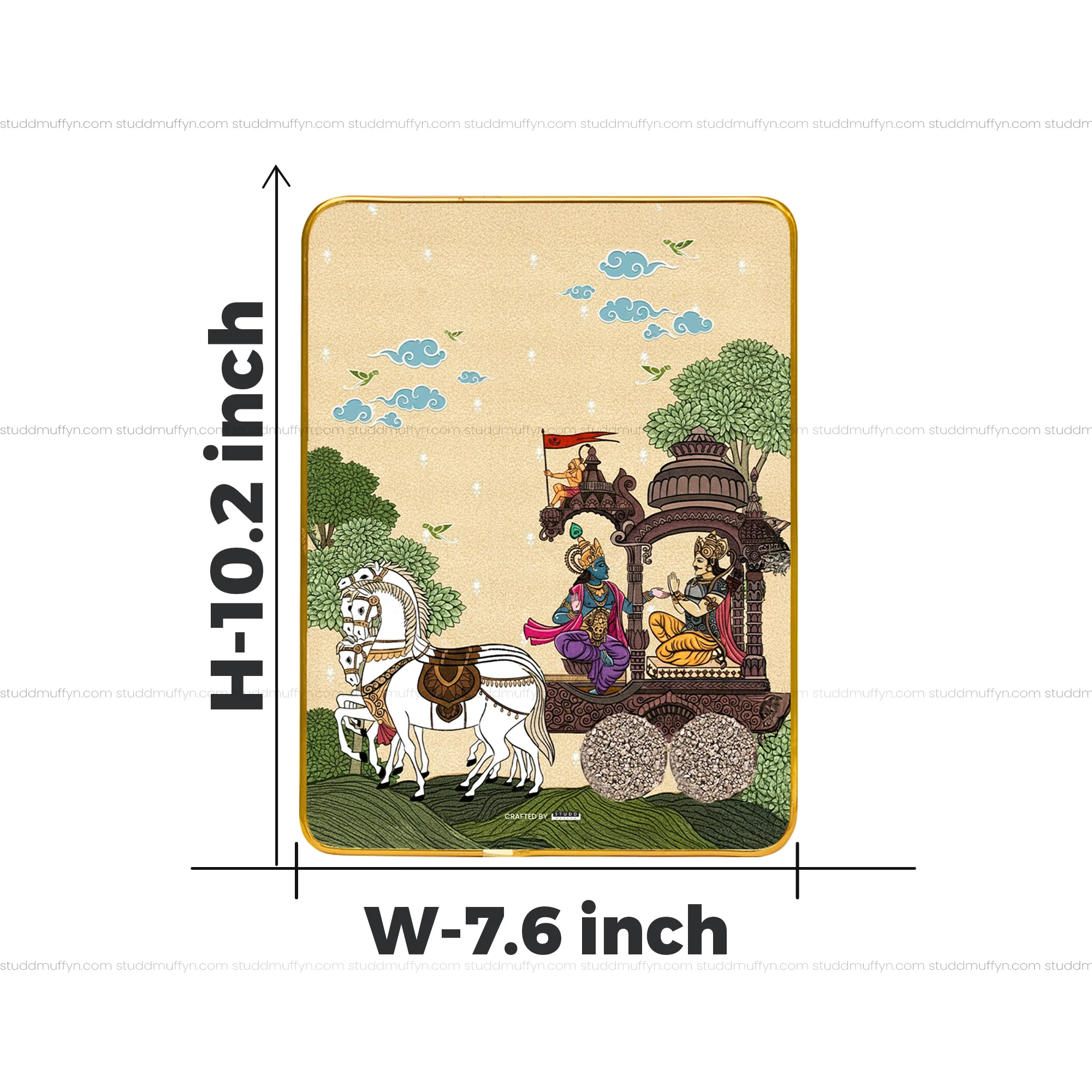 The Chariot of Dharma Pyrite Plate - Image 6