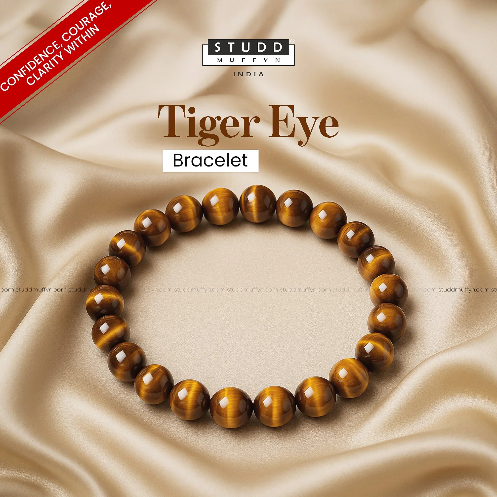 TIGER EYE AND KARUNGALI BRACELET - Image 4