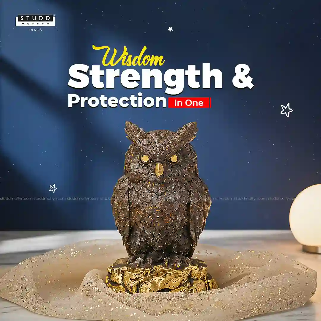 Tiger Eye Crystal Owl| Miniature Series - Image 2