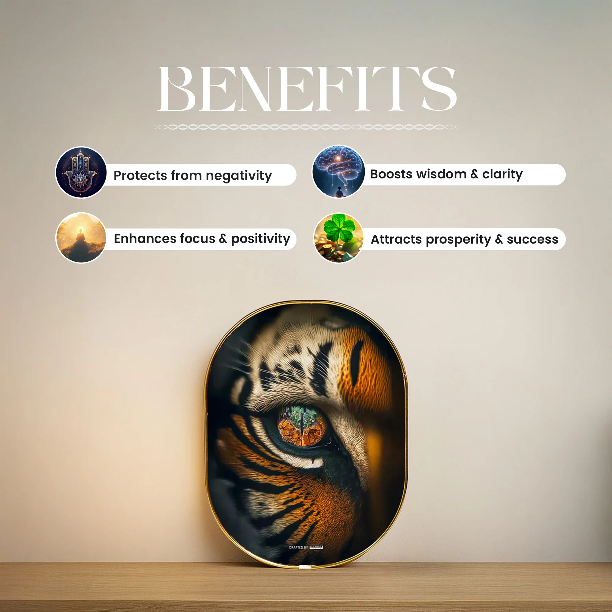 Tiger Eye Crystal Plate [Capsule Frame] - Image 2