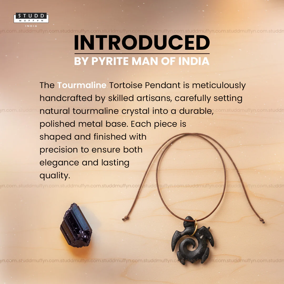 Tourmaline Tortoise Pendant - Image 3