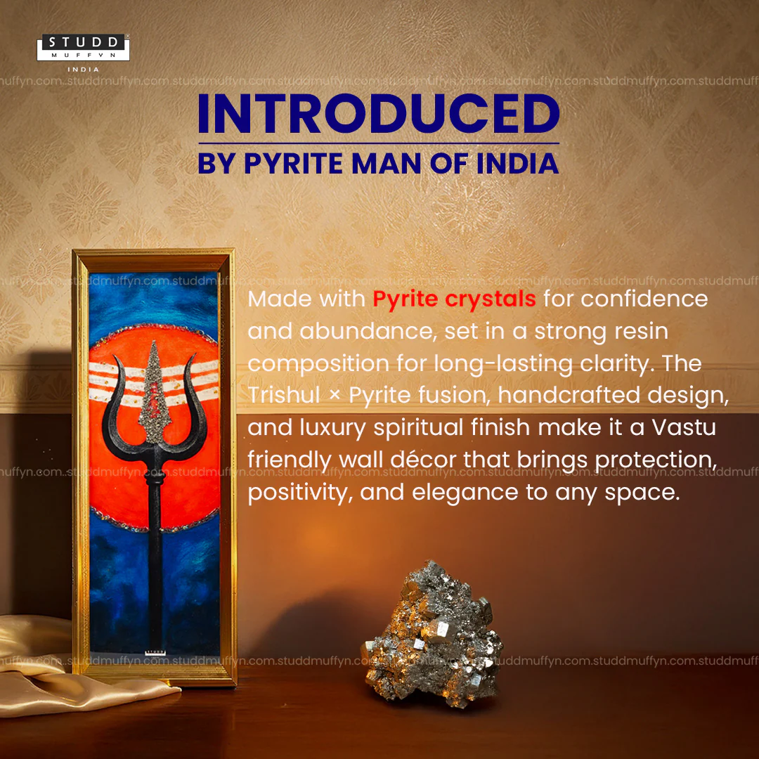 Divine Trishul Pyrite Frame - Image 3