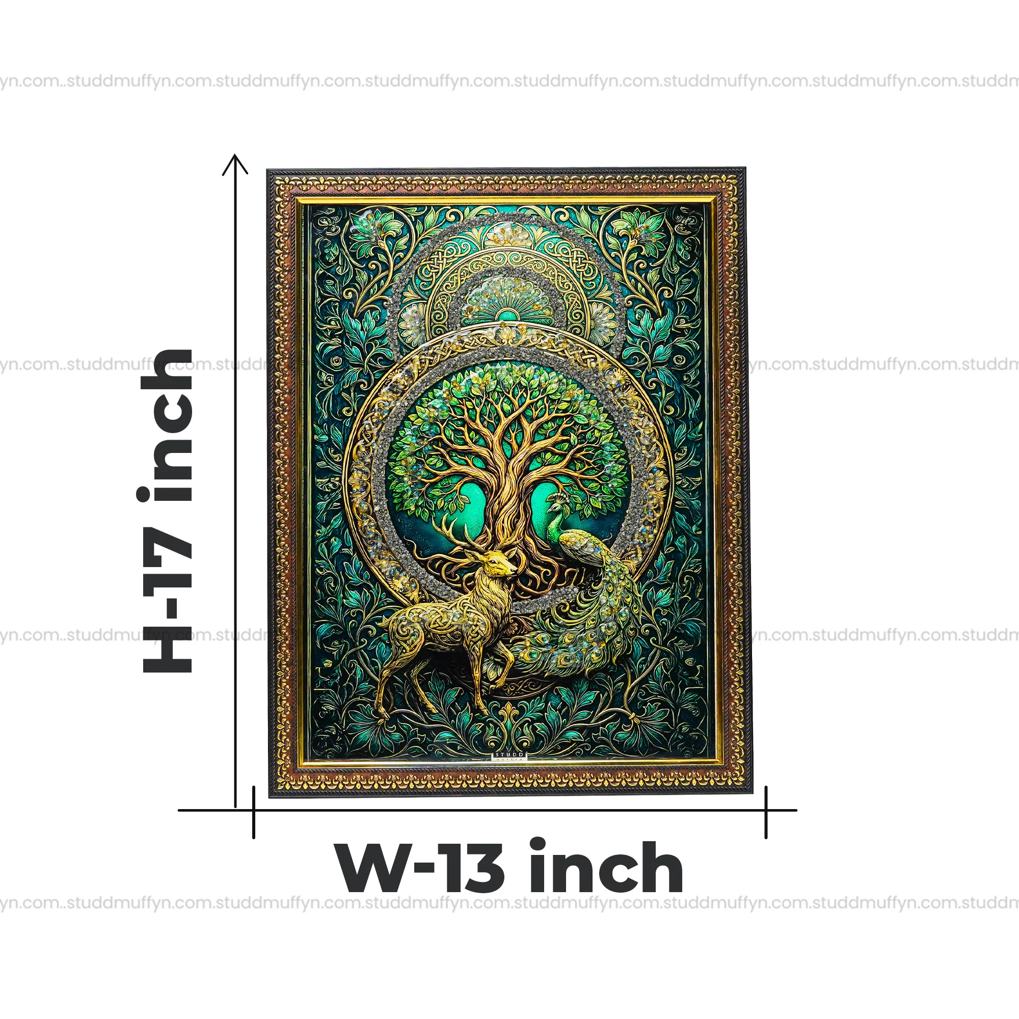 Vastu Powered Kalpavriksha Pyrite Frame - Image 6