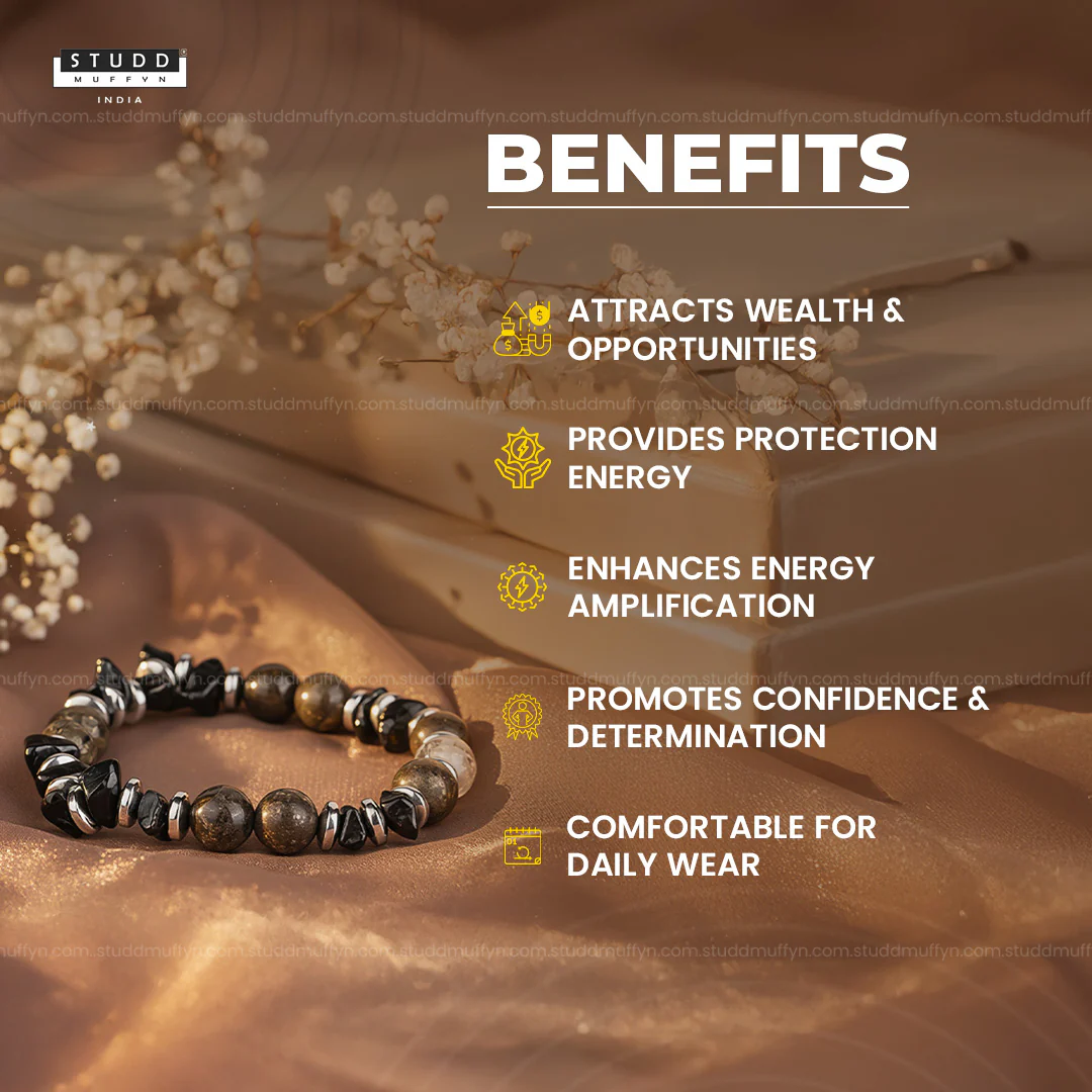 Power & Protection Crystal Chips Bracelet - Image 3